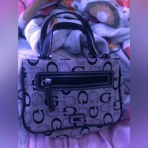 Guess Black and Tan Mini Bag